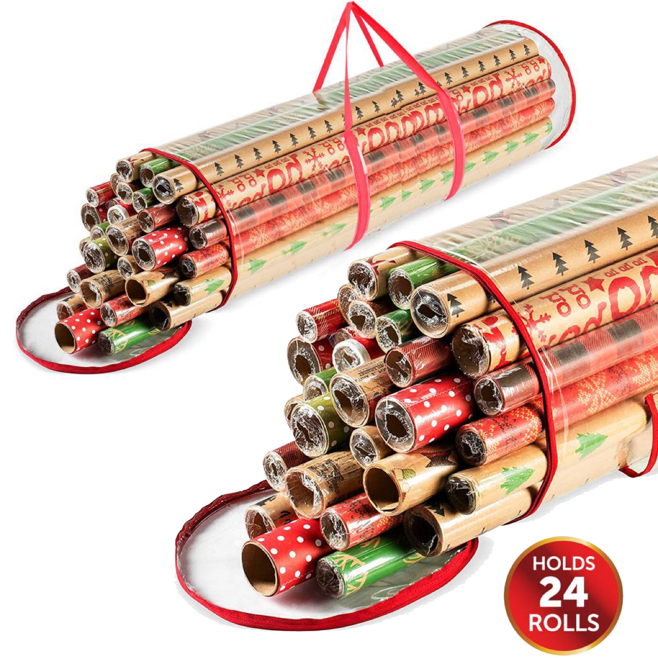 Clear Gift Wrap Storage Bag Organiser Xmas Christmas Birthday Wrapping Paper Clear Gift Wrap Storage Bag Organiser Xmas Christmas Birthday Wrapping Paper